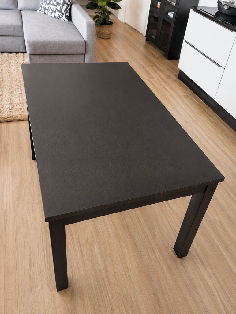 LANEBERG extendable dining table, seats 4-6, 130/190x80 cm, Ophalen, Grenenhout, 50 tot 100 cm, Zo goed als nieuw