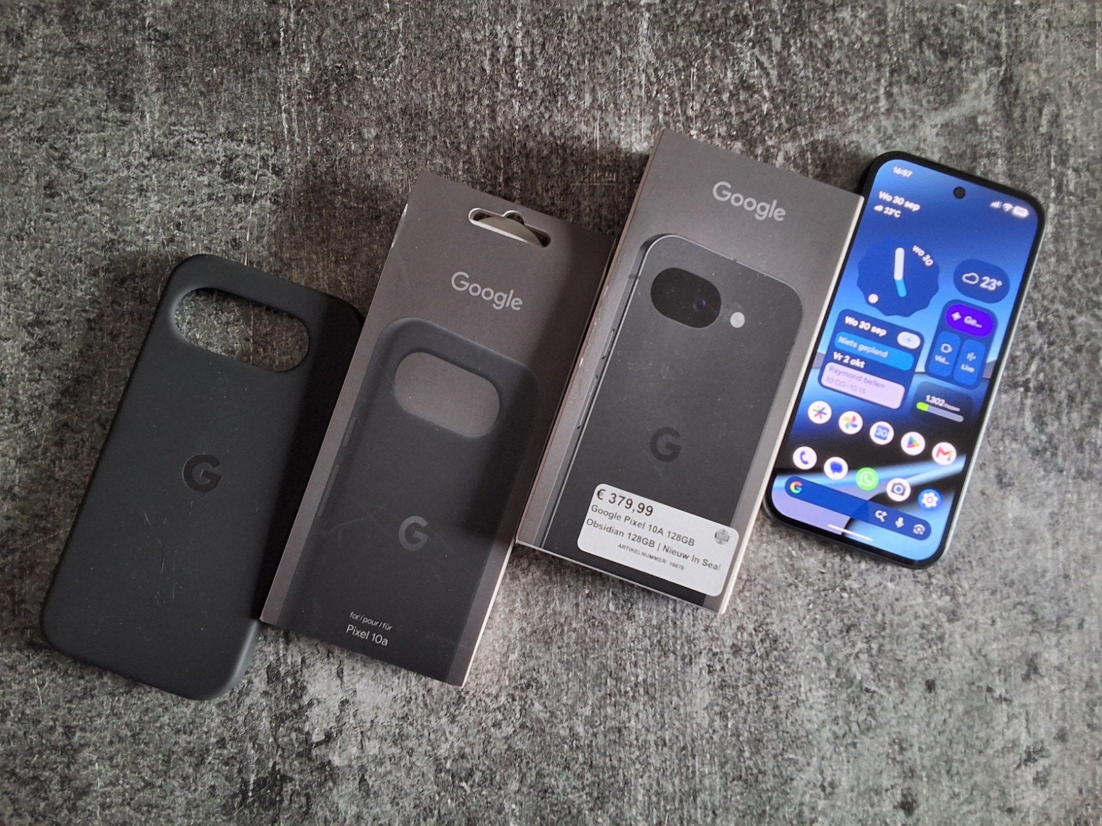 Google Pixel 10a 128GB Obsidian Nieuw Factuur+6 mnd Garantie