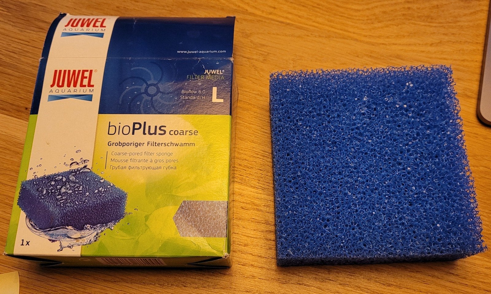 Nieuw juwel bioplus l grof large blauw filterspons nieuw, Ophalen of Verzenden, Nieuw, Filter, Juwel