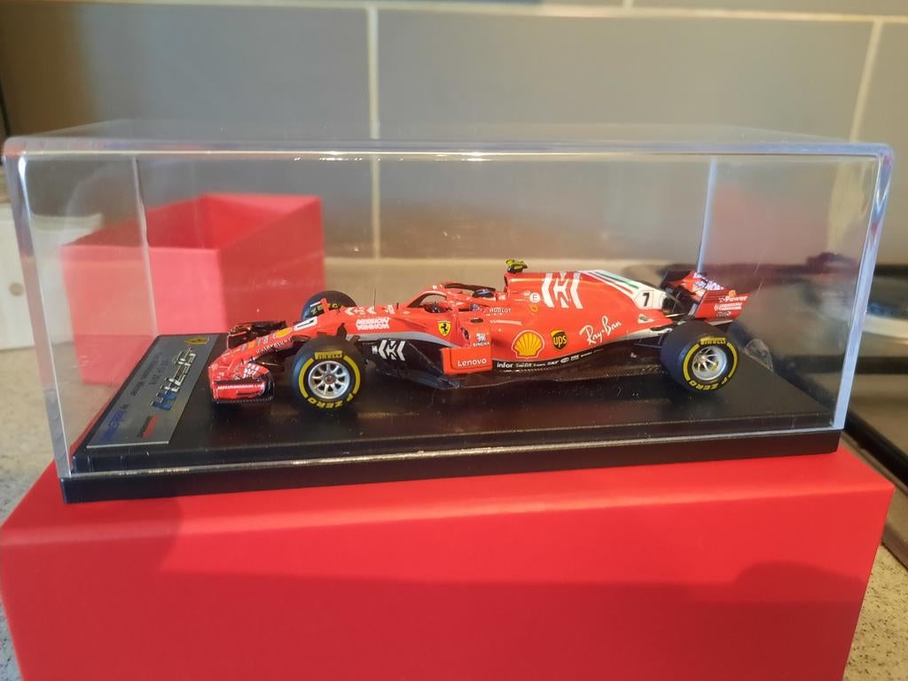 Ferrari SF-71H winner USA GP 2018 kimi raikkonen 1:43, Ophalen, Zo goed als nieuw, Auto, Overige merken