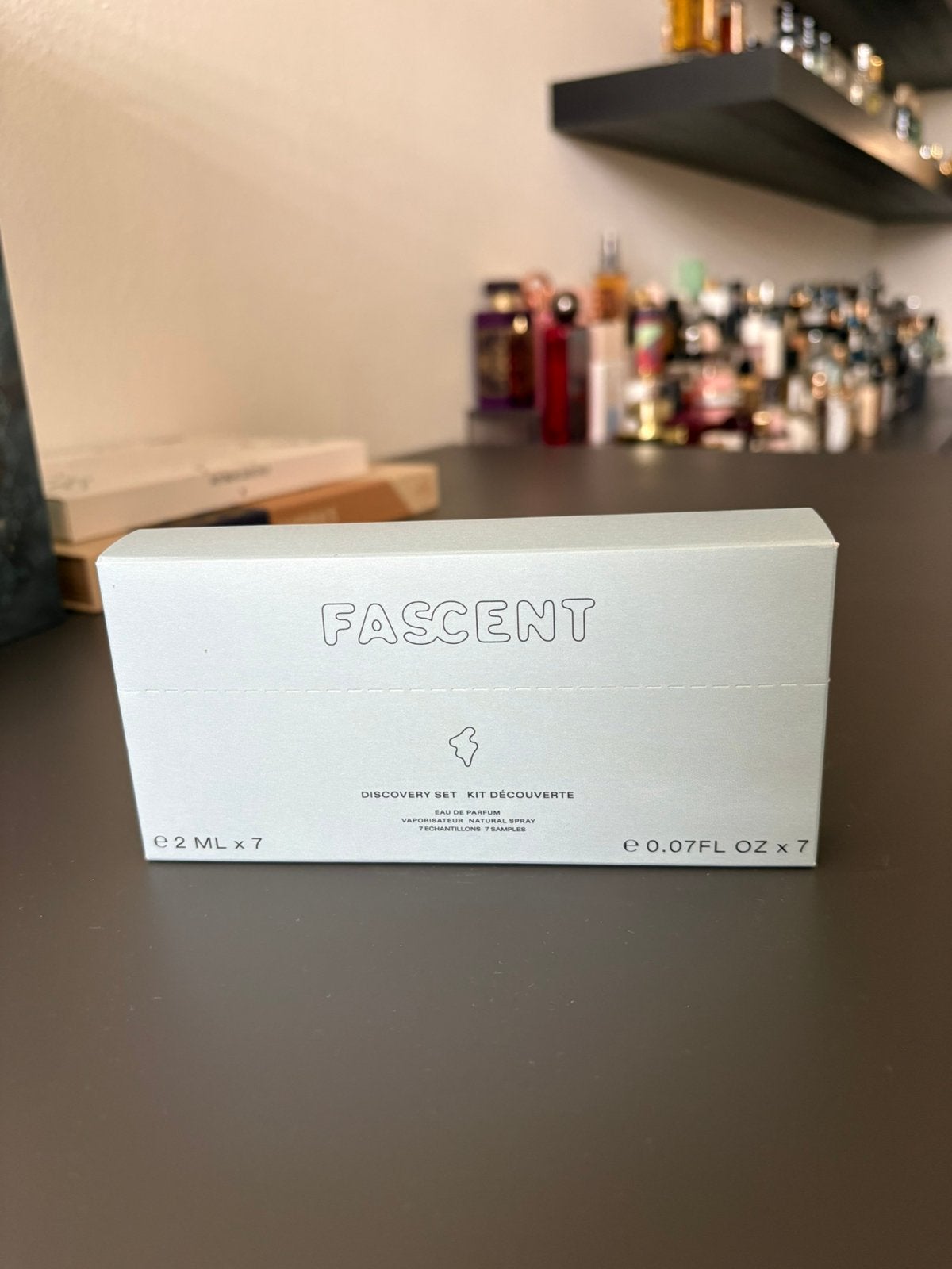 Fascent Sample Set, Ophalen of Verzenden, Zo goed als nieuw, Proef of Tester, Gevuld