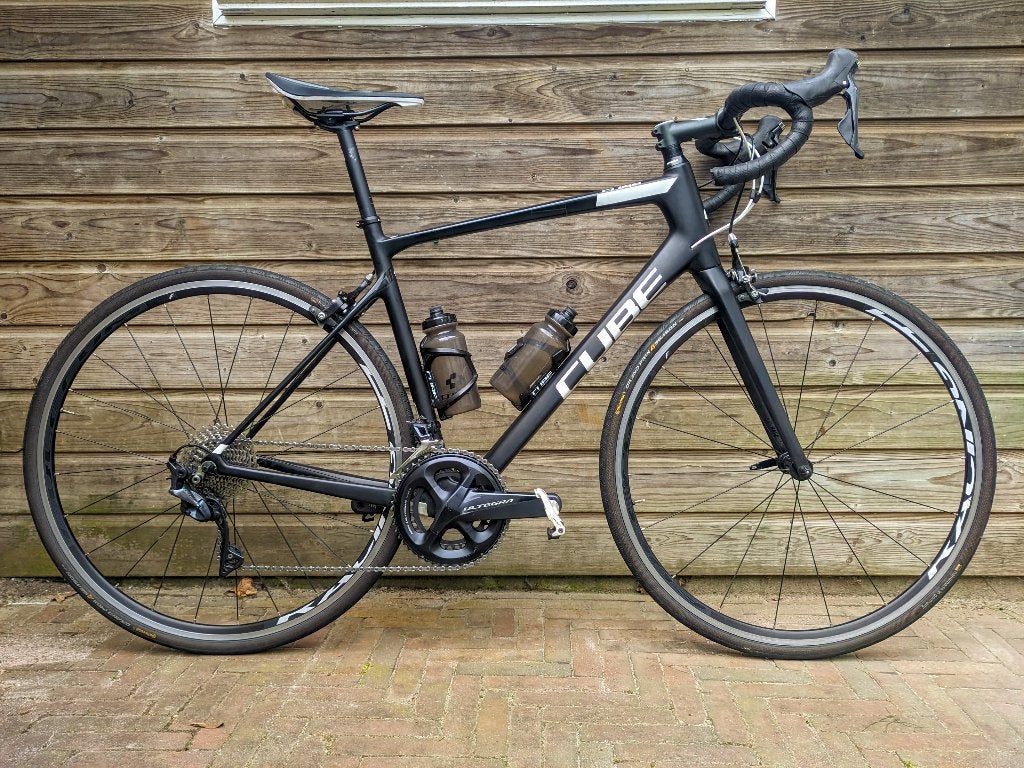 Cube Attain GTC SL (2018) - Carbon Racefiets - Maat 56, Fietsen en Brommers, Fietsen | Racefietsen, Gebruikt, Carbon, 10 tot 15 versnellingen