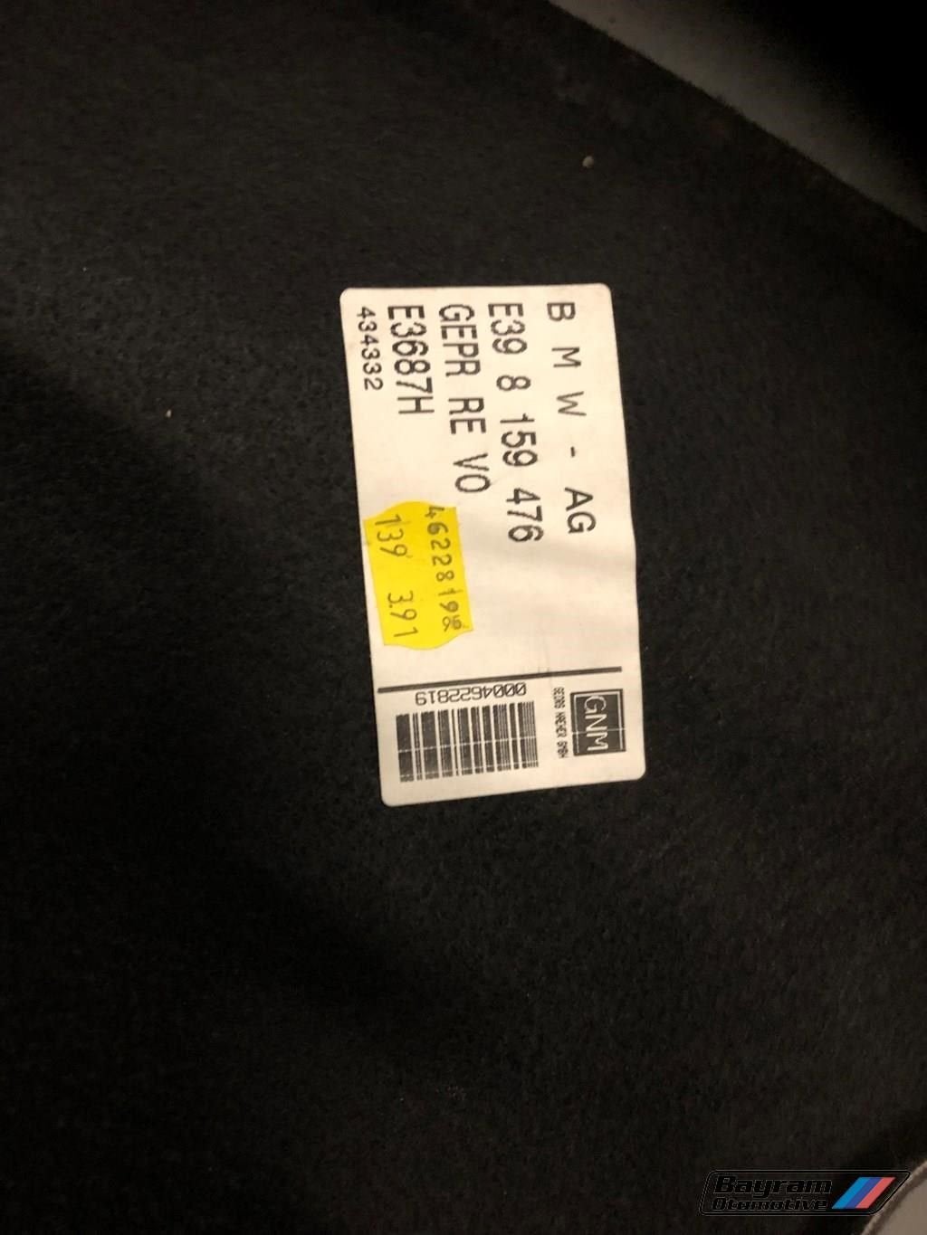 Foto 8 van Bmw E39 sedan kofferbakbekleding delen links rechts 5-serie
