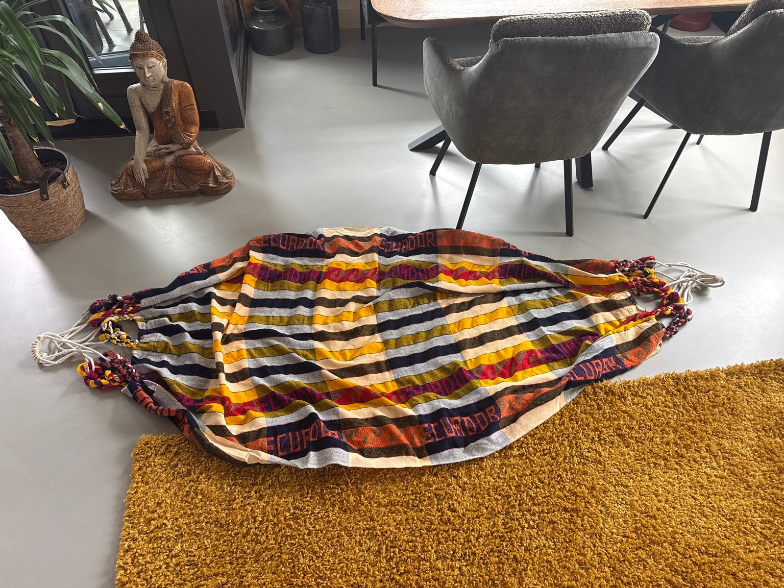 Hangmat 1 persoons, Tuin en Terras, Hangmatten, Ophalen, Zo goed als nieuw, Eenpersoons