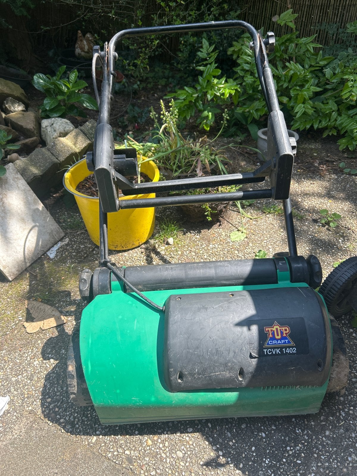 verticuteermachine topcraft, Ophalen, Cirkelmaaier, Gebruikt, Elektrische grasmaaier