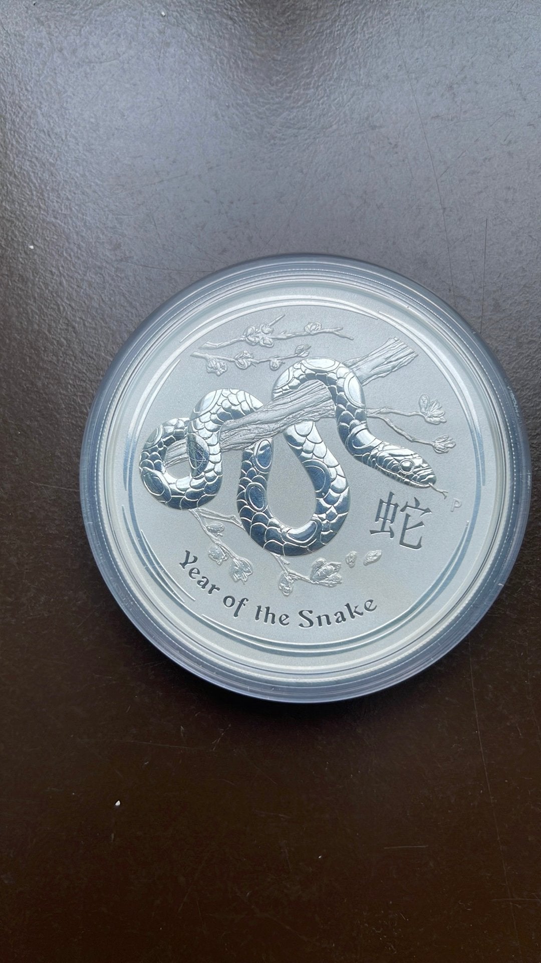 Lunar 2-Year of the Snake 2013/. 5 OZ, Ophalen of Verzenden, Zilver