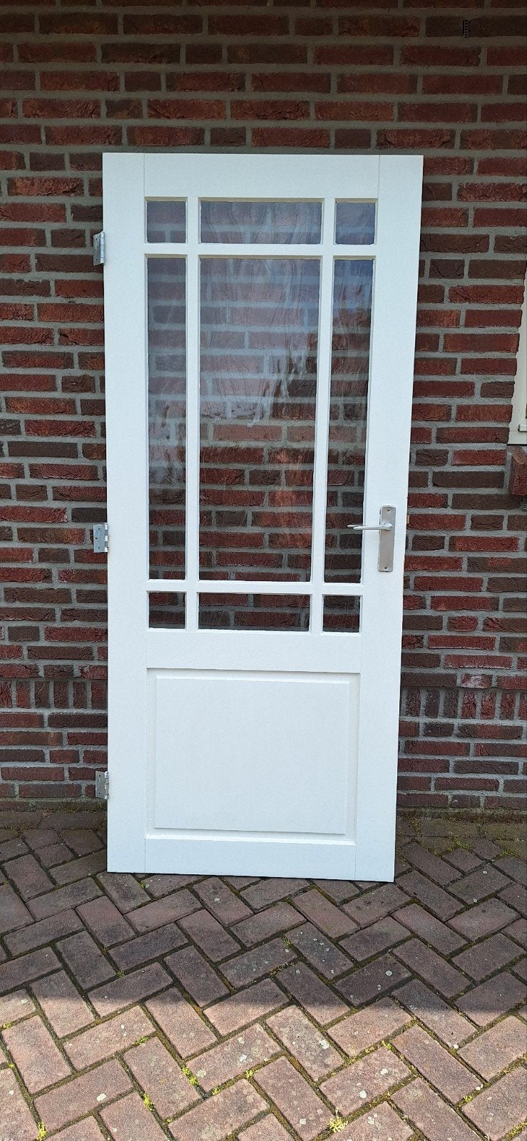 Meranti binnendeur, Ophalen of Verzenden, Binnendeur, 200 tot 215 cm