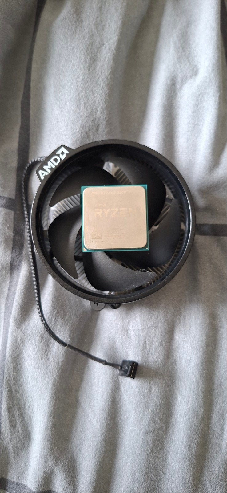 AMD Ryzen 5 2600 CPU incl. Wraith Stock Cooler, 6-core, Gebruikt, Socket AM4, 3 tot 4 Ghz