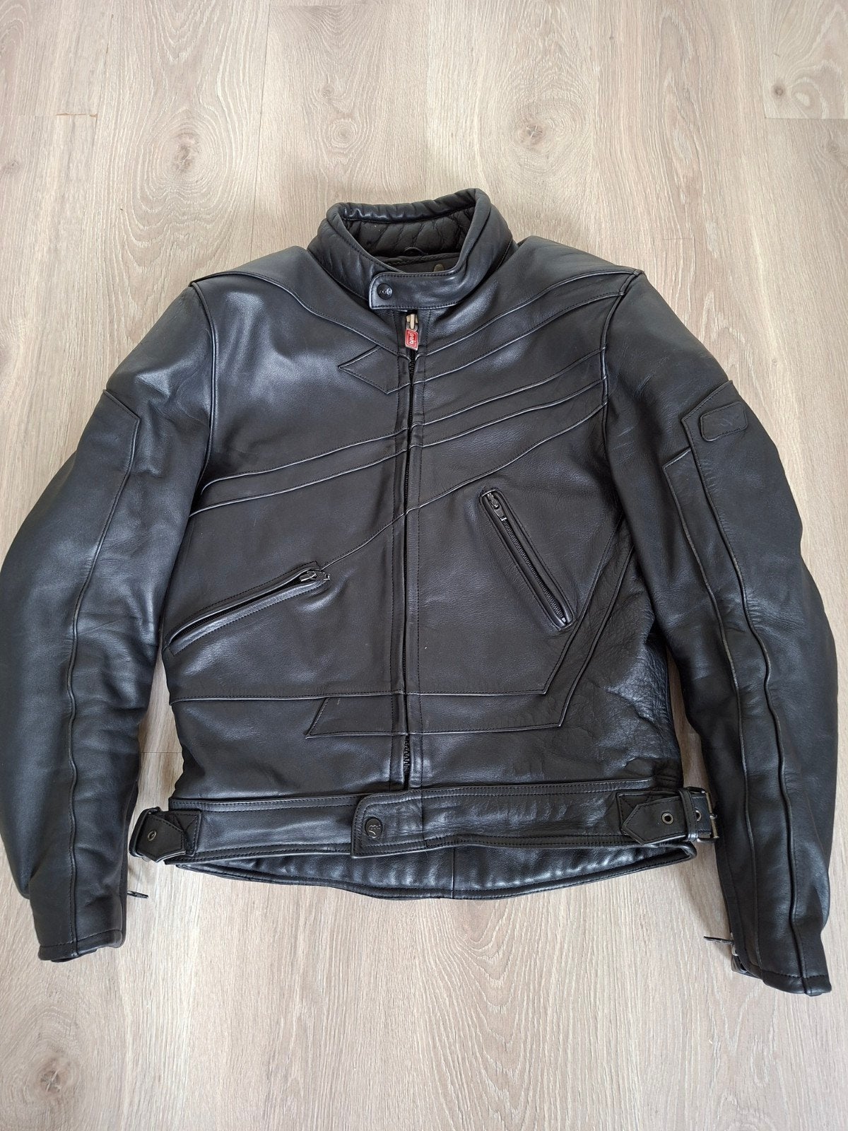 Polo lederen heren motorjas, Motoren, Ophalen of Verzenden