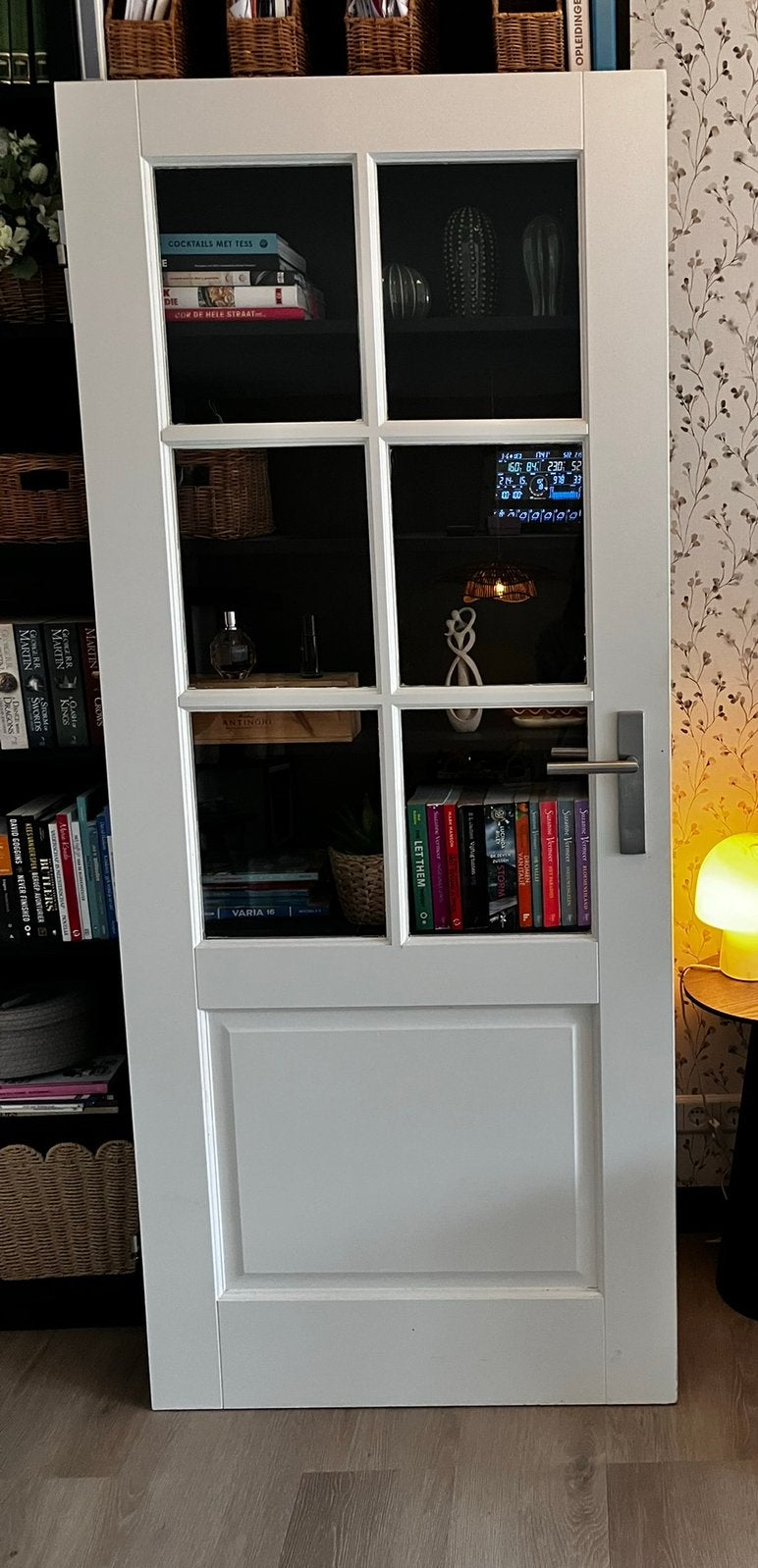 Tussendeur inclusief glas, Doe-het-zelf en Verbouw, Deuren en Horren, Ophalen, Glas, Binnendeur, 200 tot 215 cm