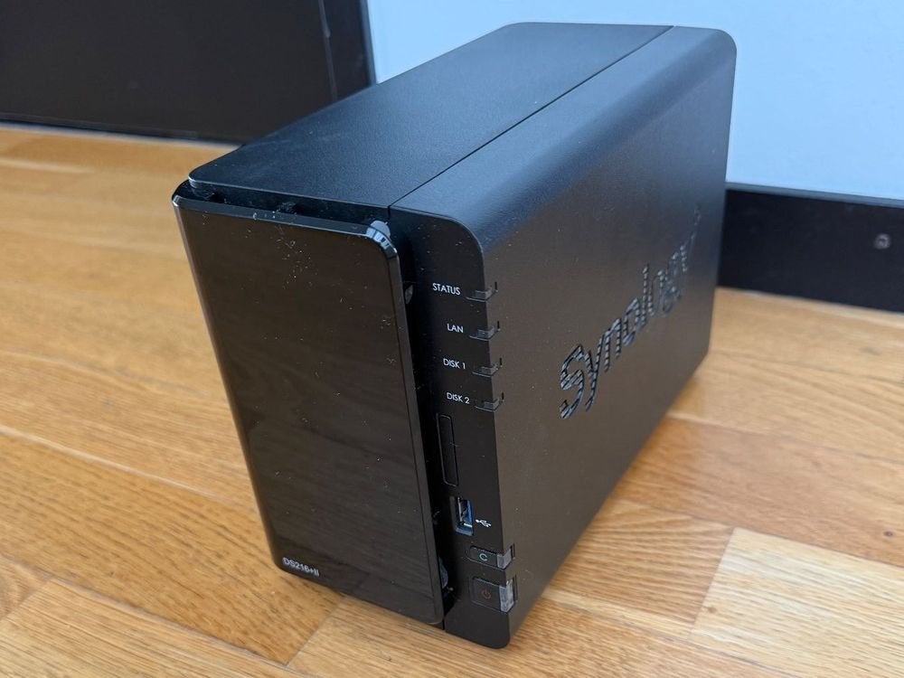 Synology DS216+ NAS 8GB met 2x 2TB WD Red schijven, Computers en Software, Verzenden, Gebruikt