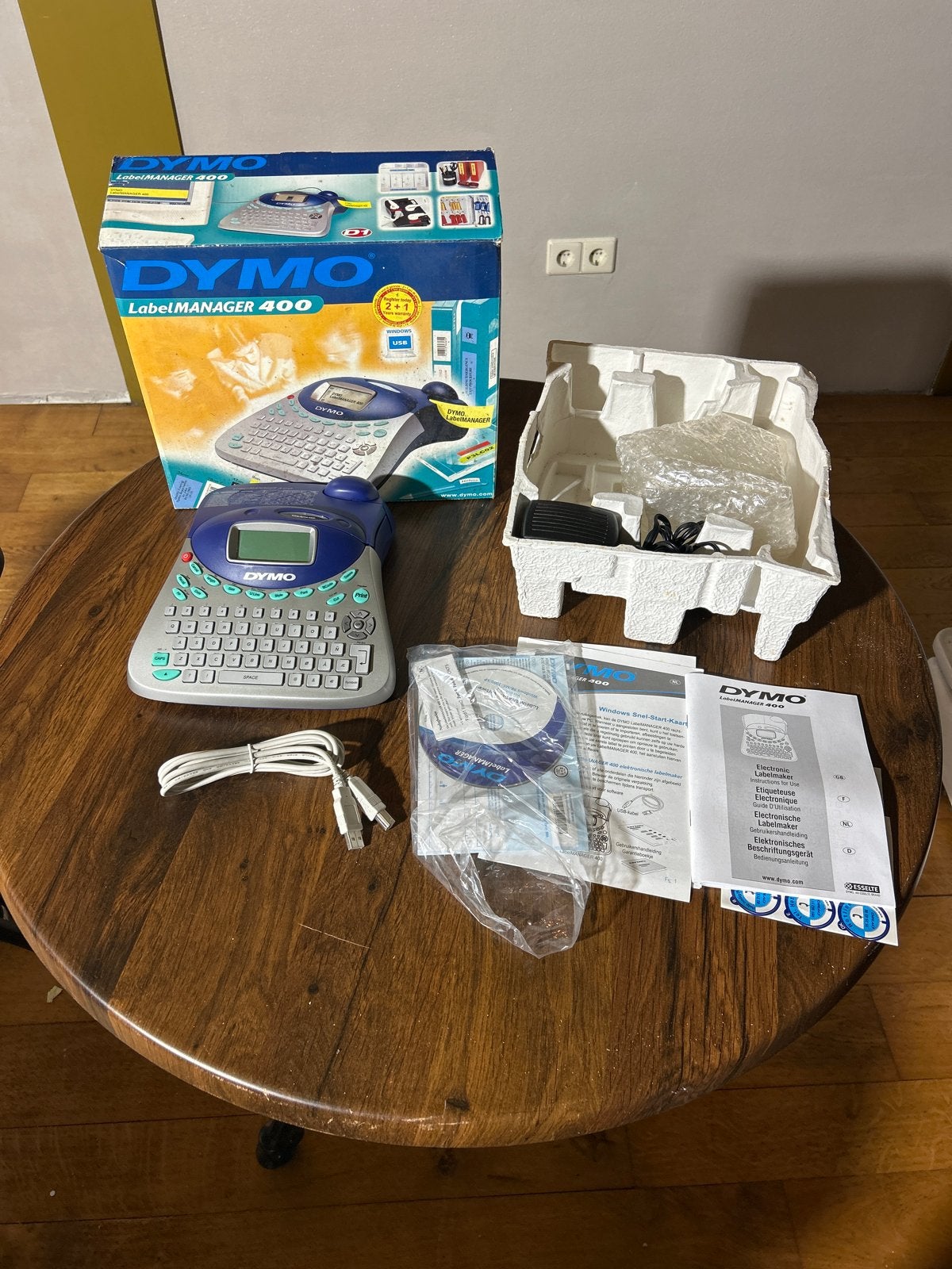 DYMO LabelManager 400 Labelprinter - Zo goed als nieuw, Ophalen of Verzenden, Zo goed als nieuw, Qwerty, Tape-label