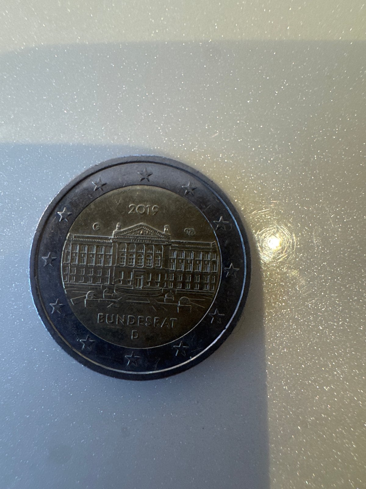 2 Euro Duitsland 2019 Bundesrat, Ophalen of Verzenden, Duitsland, Losse munt