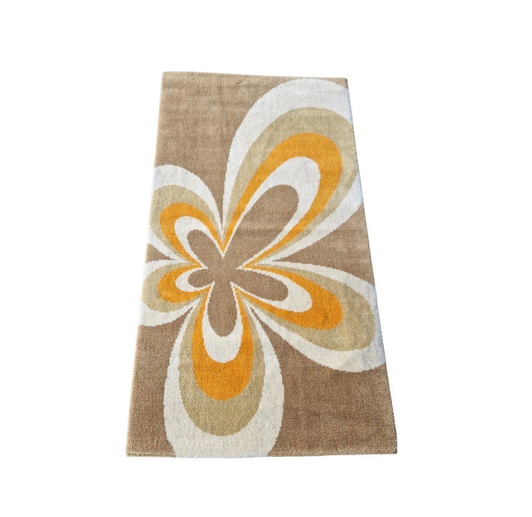 Vintage Retro Vloerkleed - 112x60 cm, Kolibrivintagehal@gmail.com, 50 tot 100 cm, Kolibri vintage, Zo goed als nieuw