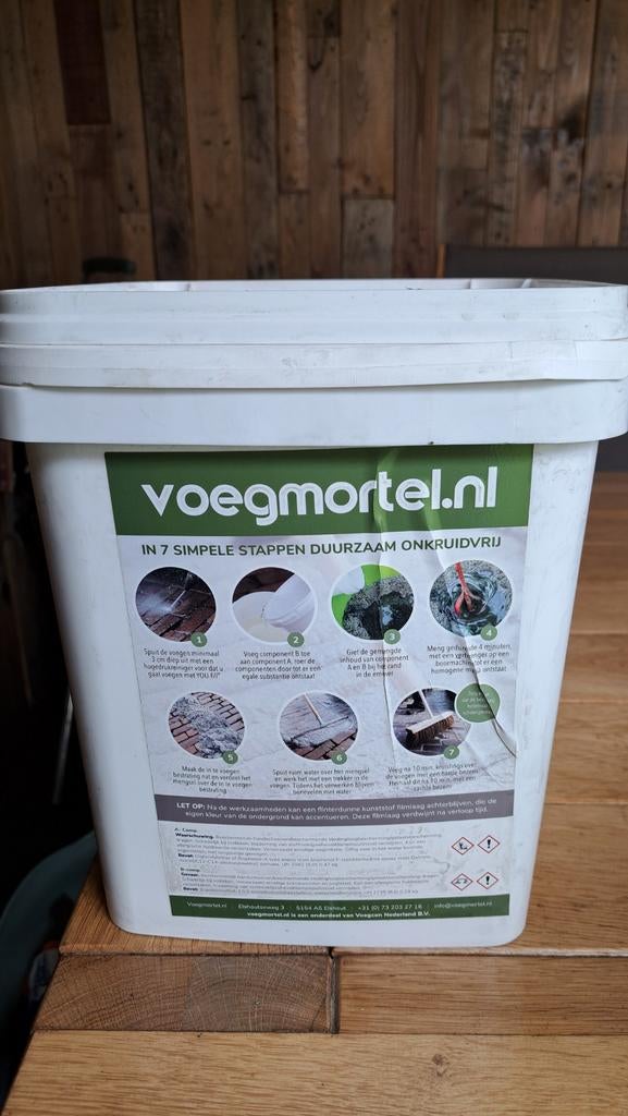 Voegmiddel voor straatstenen en tegels., Tuin en Terras, Ophalen, Nieuw