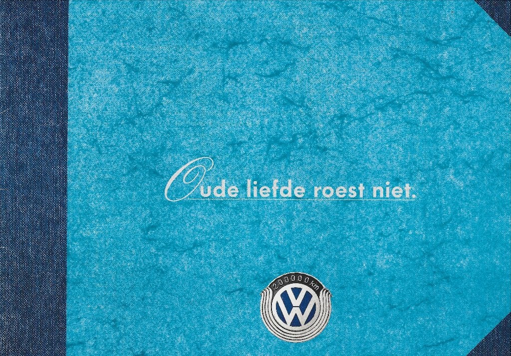 Volkswagen modellen brochure auto (vw14), Verzenden, Zo goed als nieuw, Volkswagen
