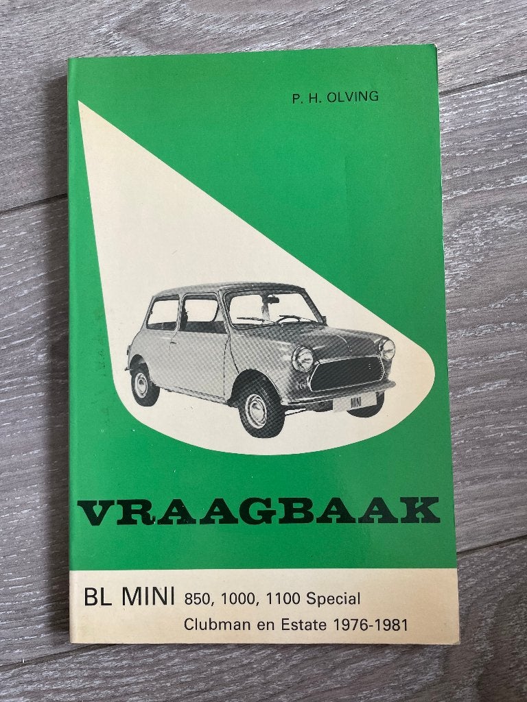 Vraagbaak Mini 850, 1000, 1100, Clubman & Estate 1976-1981, Ophalen of Verzenden