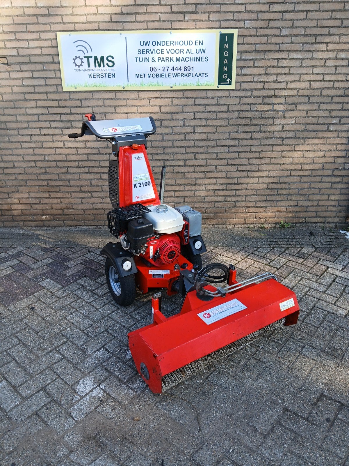 kersten k2100 rolbezem & onkruidbostel zo goed als nieuw, Tuin en Terras, Ophalen, Zo goed als nieuw, Kersten