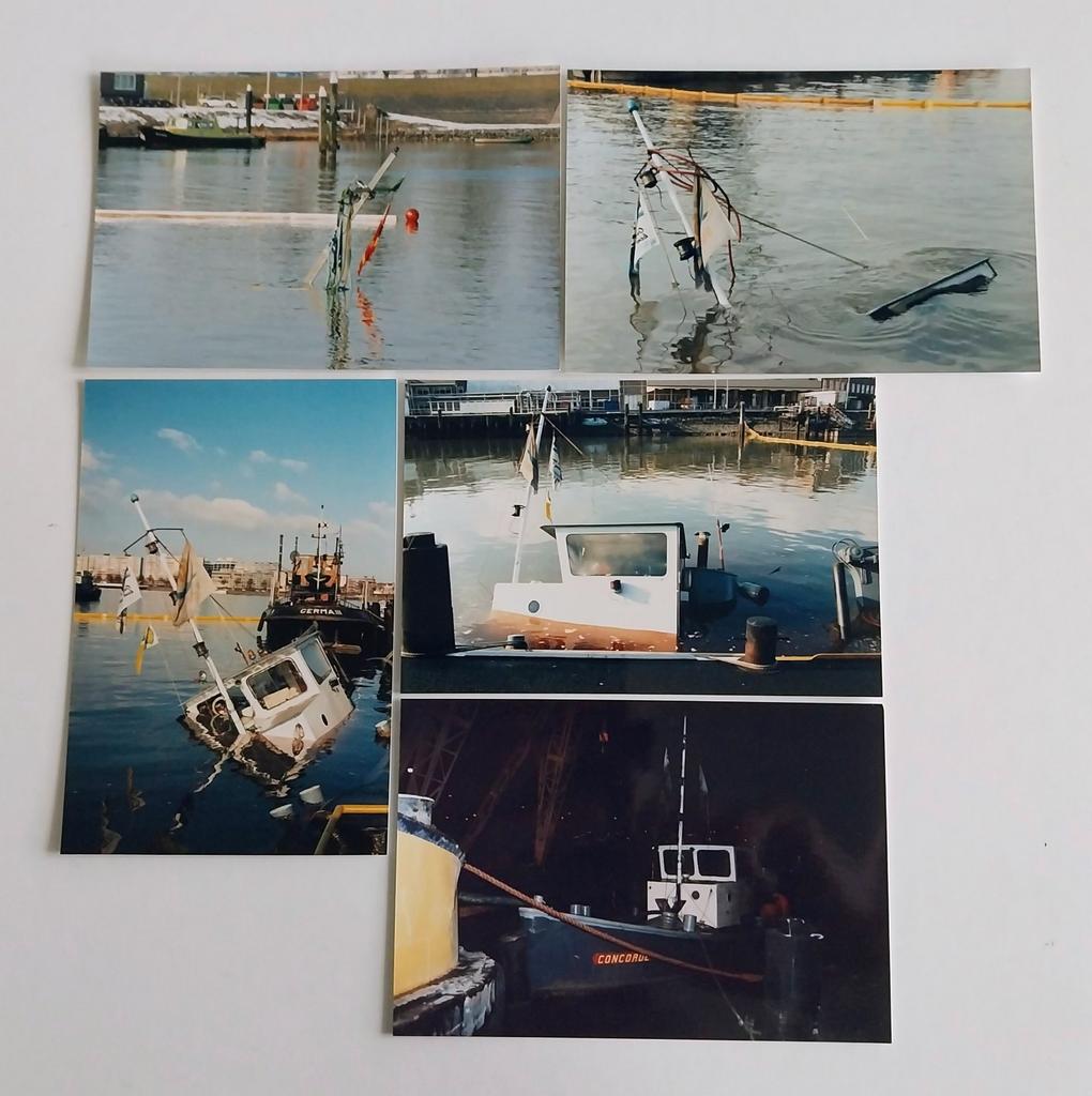 Berging sleepboot Concorde., Ophalen of Verzenden, Kaart, Foto of Prent