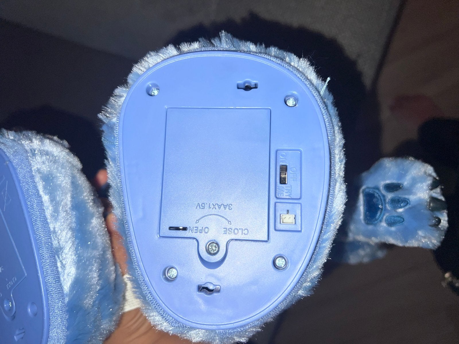 Interactieve Stitch knuffel met geluid - Zo goed als nieuw, Disney, Overige typen, Blauw, Ophalen of Verzenden