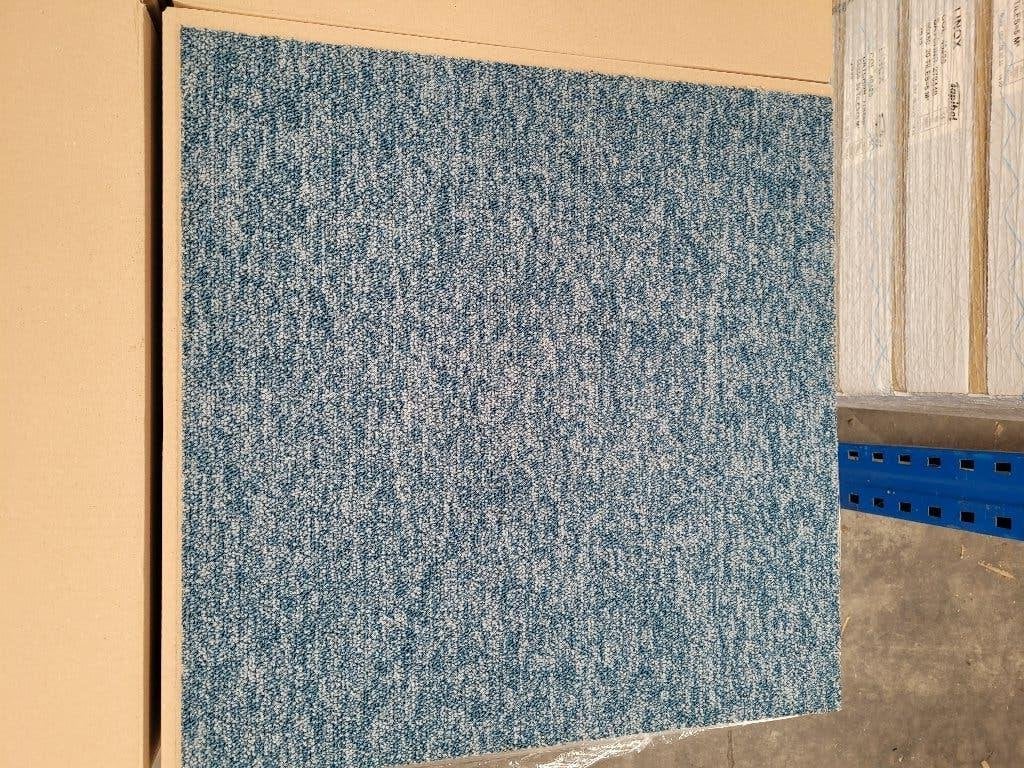 Mega korting Modulyss First Absolute blauw Tapijttegels 55m2, Ophalen, Fris, Blauw, Nieuw