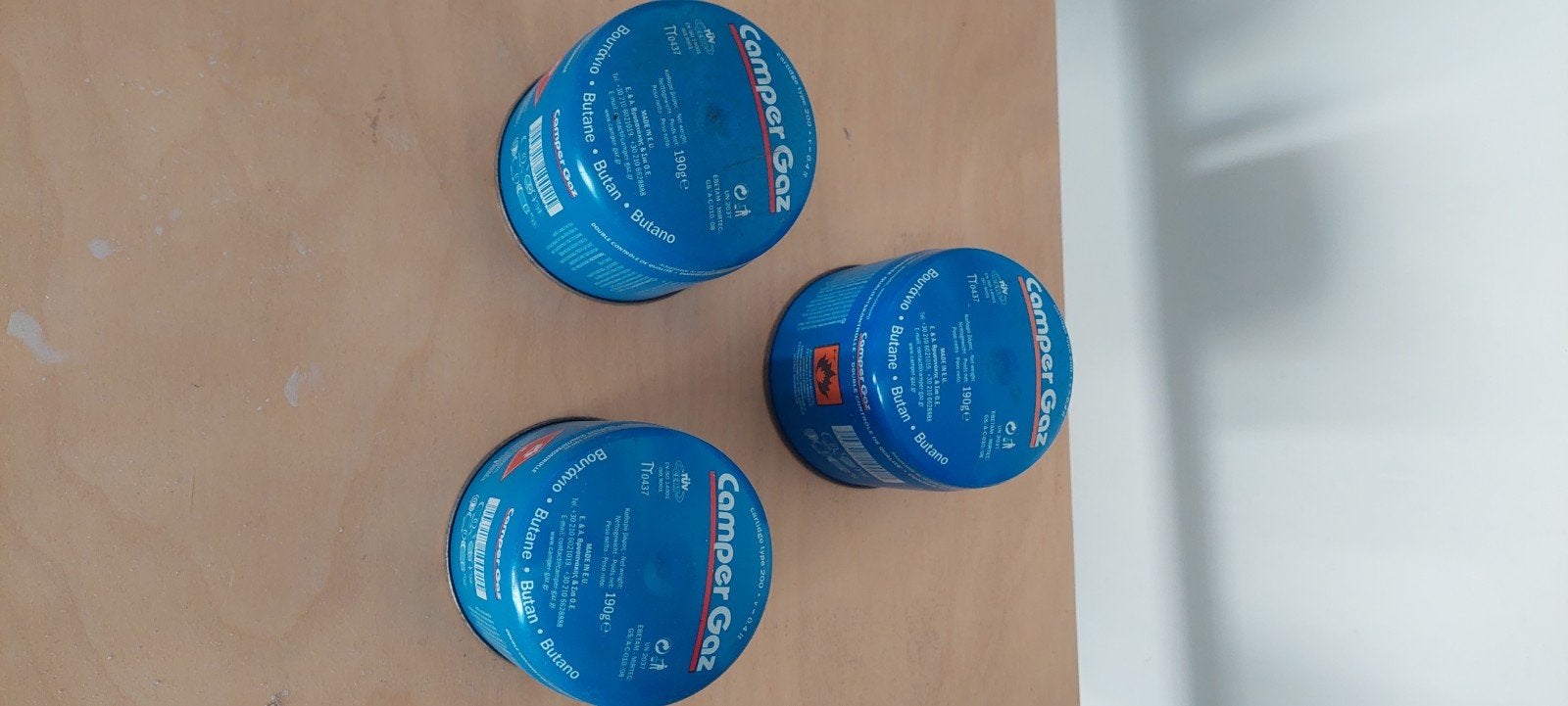 15 x Camper Gaz Butaan Gaspatronen 190g, Caravans en Kamperen, Ophalen, Nieuw