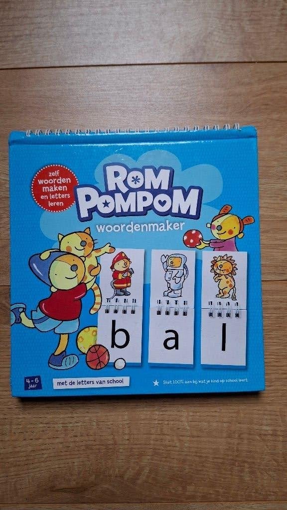 Rom pom pom, Kinderen en Baby's, Speelgoed | Educatief en Creatief, Ophalen of Verzenden, Zo goed als nieuw, Taal en Lezen
