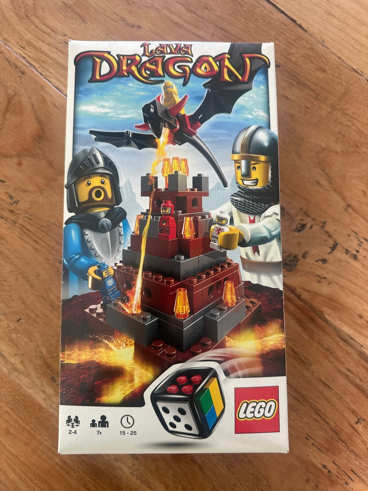 Lego Lava Dragon - Compleet bordspel, Gebruikt, Overige thema's, Lego, Ophalen of Verzenden