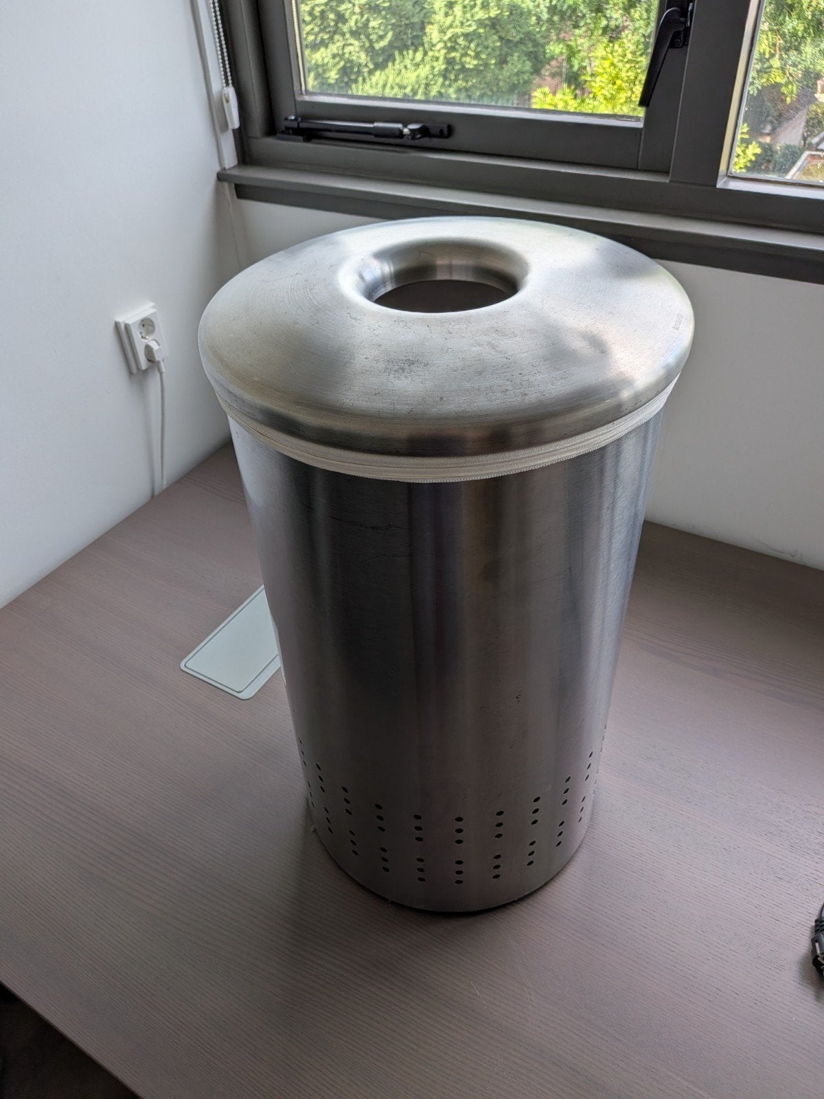 Brabantia RVS Wasmand, Huis en Inrichting, Ophalen, 50 – 75, Gebruikt, 40 liter of meer
