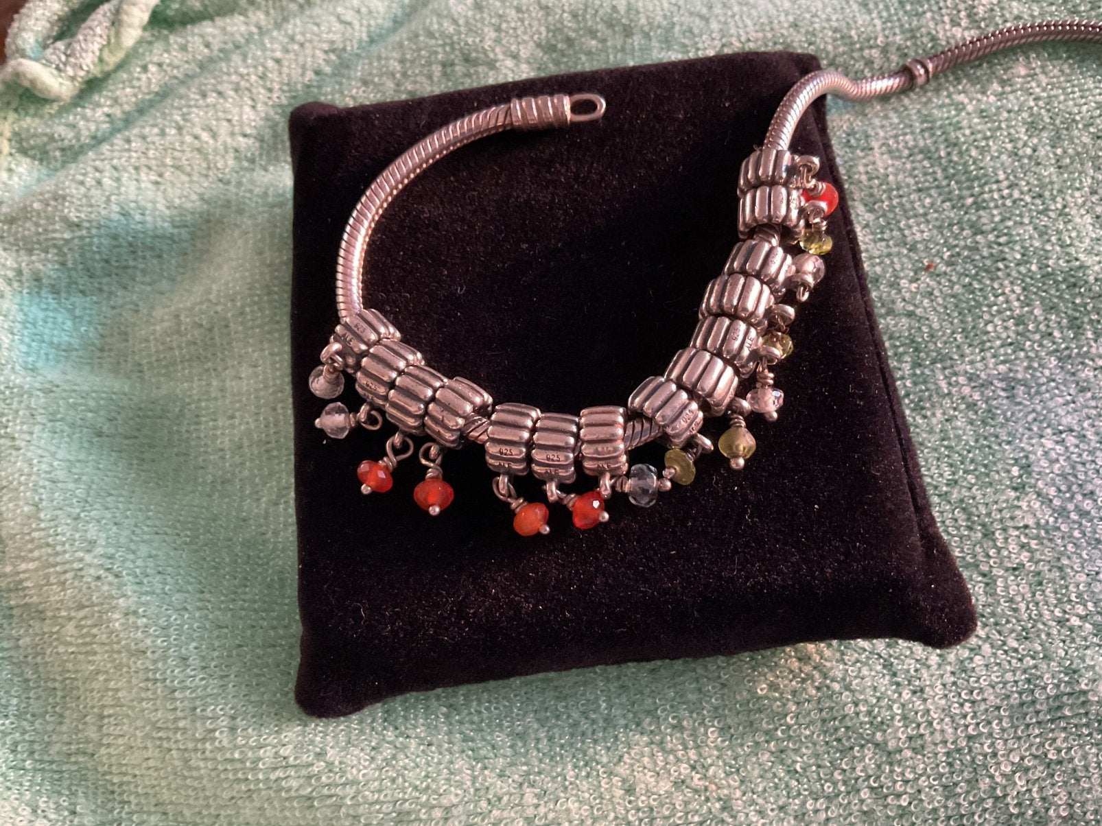 Pandora Hanger met steen Nieuw, Ophalen of Verzenden, Nieuw, Zilver, Pandora