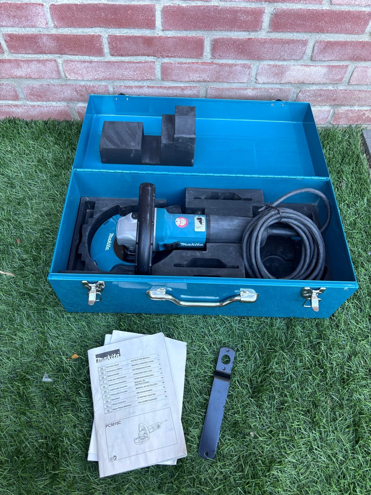 Makita PC5010C Betonschaaf in koffer - 1400W - 125mm, Ophalen of Verzenden, Zo goed als nieuw, 1000 watt of meer, Overige typen