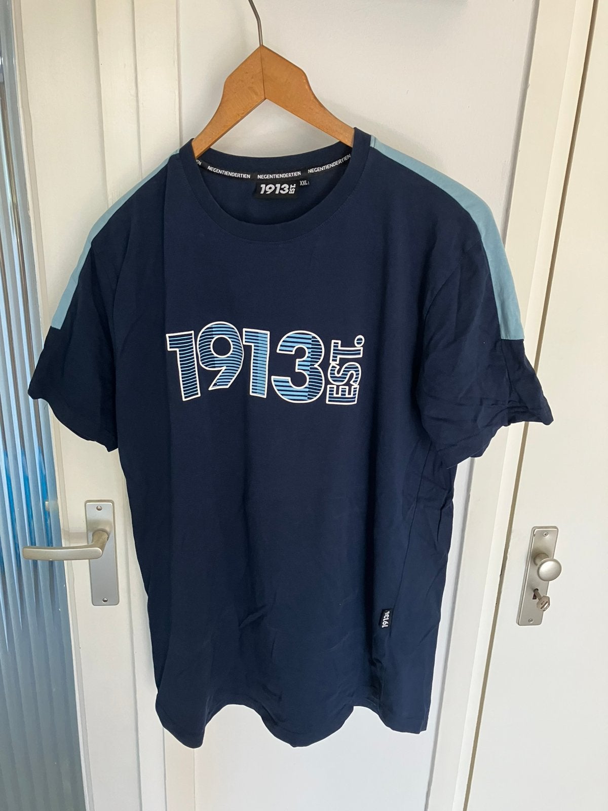 PSV t-shirt donker/lichtblauw xxl nieuw, Ophalen of Verzenden, Zo goed als nieuw, Overige maten, Blauw