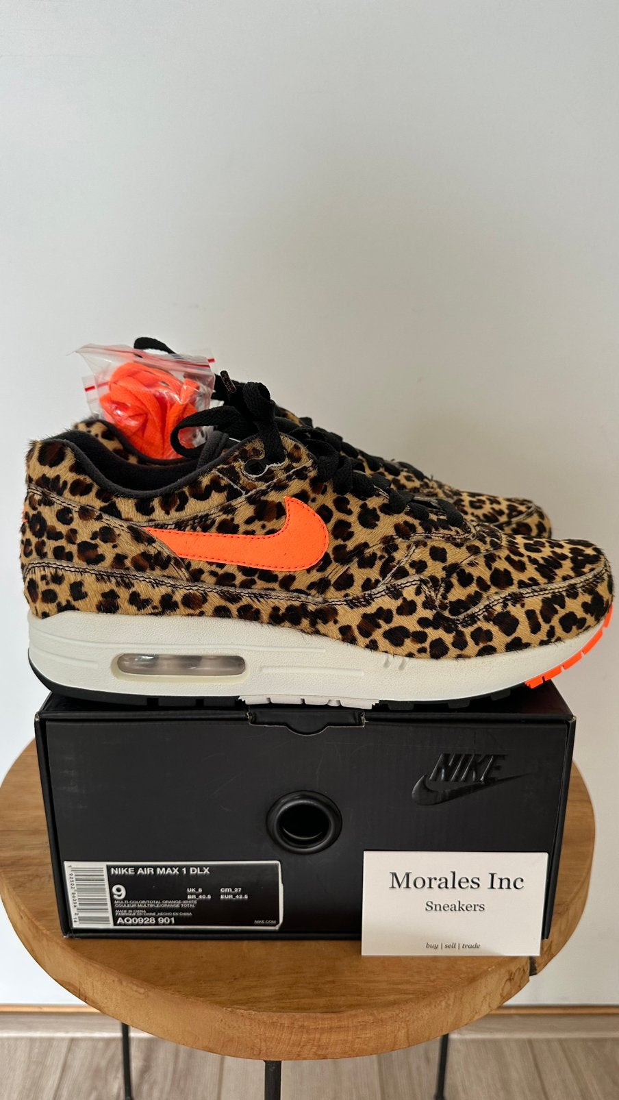 Nike Air Max 1 Atmos Animal 3.0 Leopard (2019) EU 42.5 nieuw, Ophalen of Verzenden, Nieuw, Overige kleuren