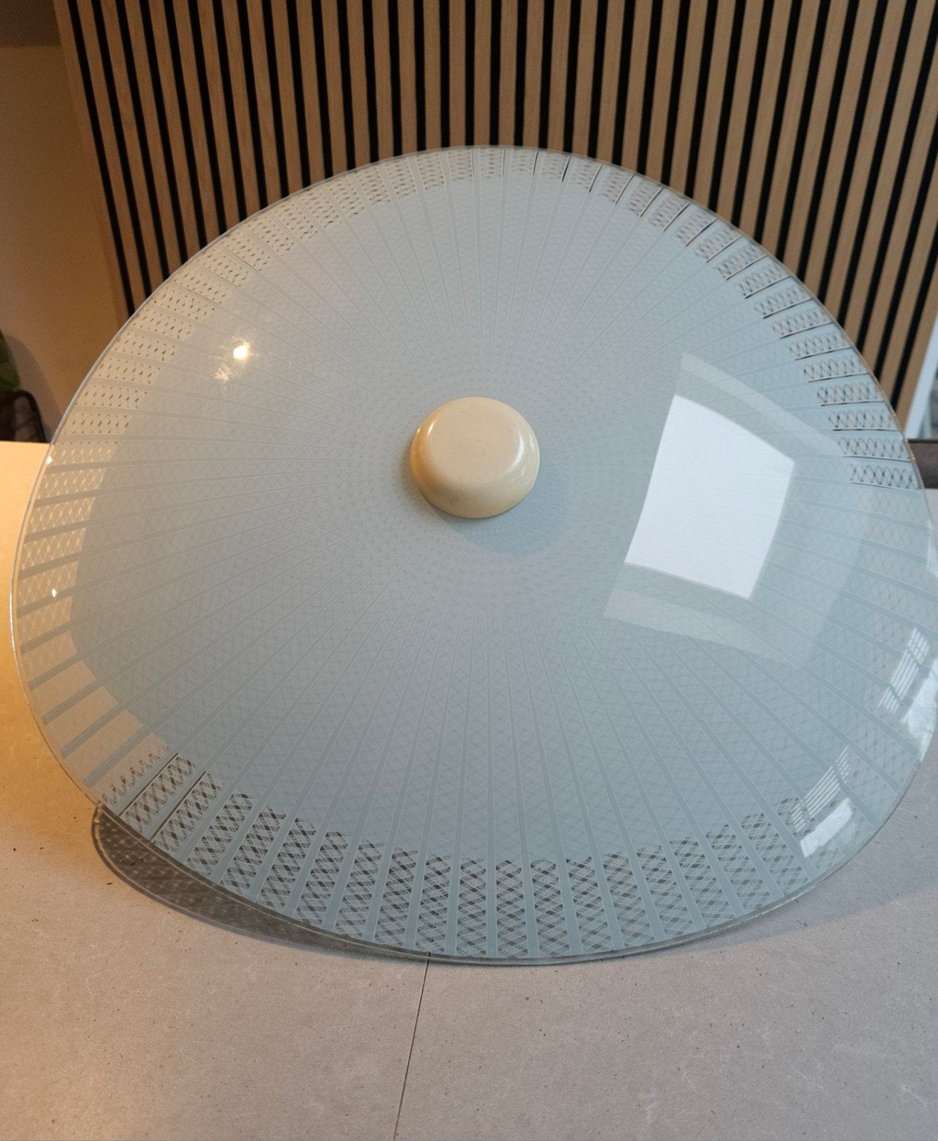 Grote Vintage Plafonnière Jaren 70, Ophalen, Gebruikt