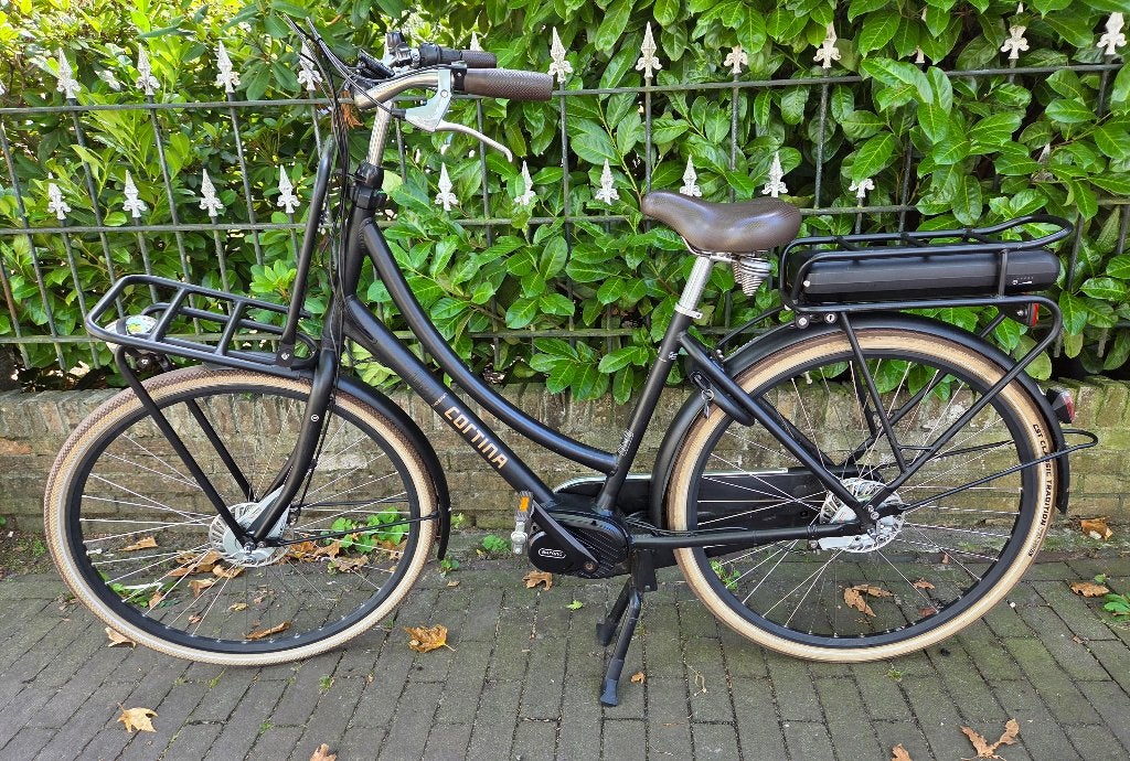 Cortina E-U4 Zwart, Gebruikt, Versnellingen, 50 tot 53 cm, Ophalen