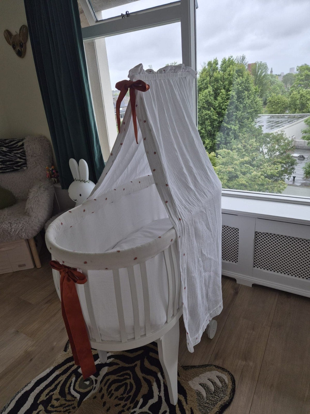 Retro wieg met op maat gemaakt matras!, Ophalen, Gebruikt, Wieg