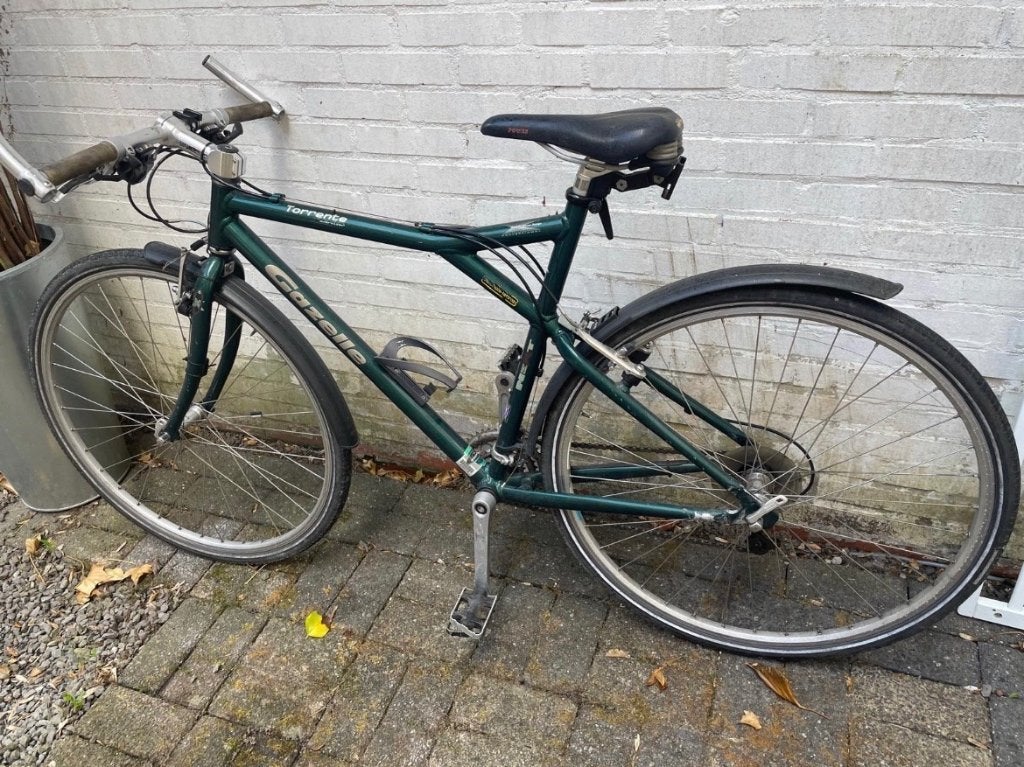 Gazelle Torrente hybride fiets, Ophalen, 26 inch, Velgrem, 15 tot 20 versnellingen