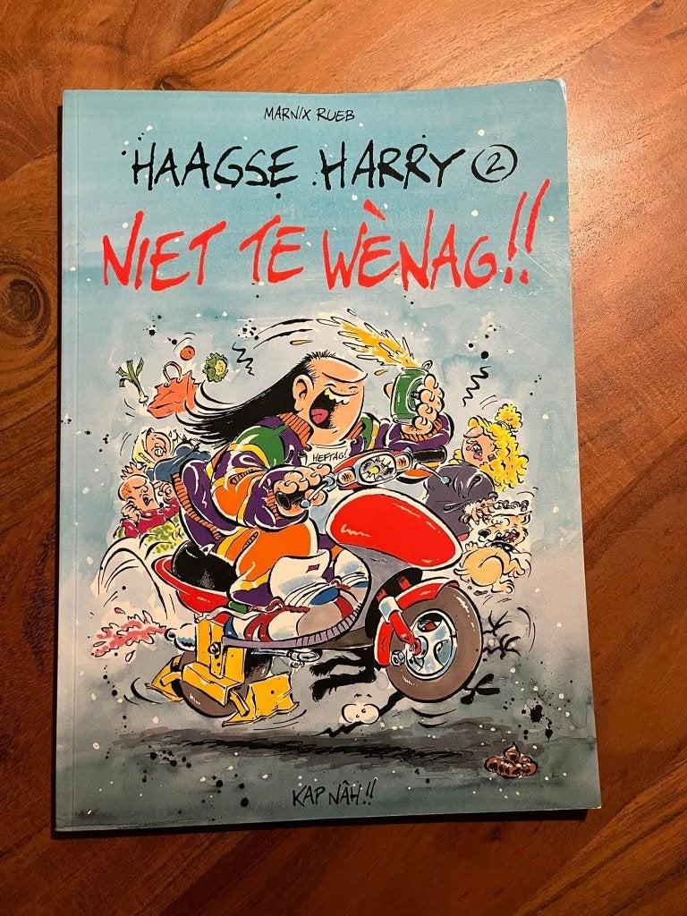 Haagse Harry – Niet Te Wenag, Eén stripboek, Ophalen of Verzenden, Zo goed als nieuw