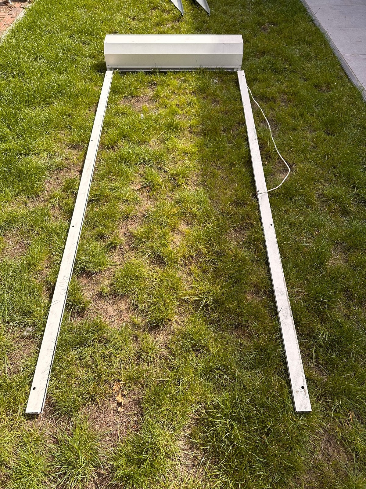 Verano Elektrisch Rolluik 111x256,5 cm voor Deur/Raam, Tuin en Terras, Zonneschermen, Gebruikt, Elektrisch, Minder dan 250 cm