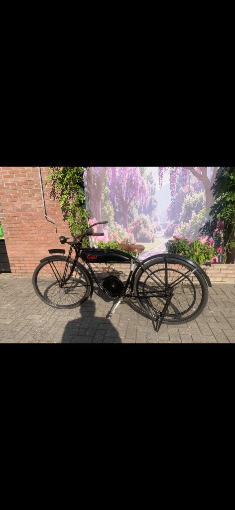 1920 Oldtimer bromfiets Evans power cycle zeer zeldzaam, Fietsen en Brommers, Ophalen of Verzenden, Overige merken