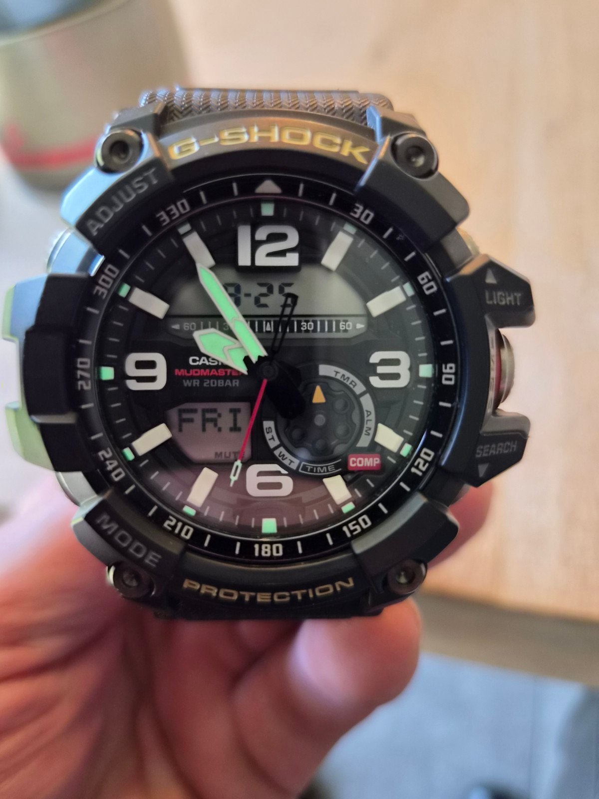 Casio G-Shock Mudmaster GG-1000-1AER Polshorloge, Ophalen, Casio, Kunststof, Polshorloge