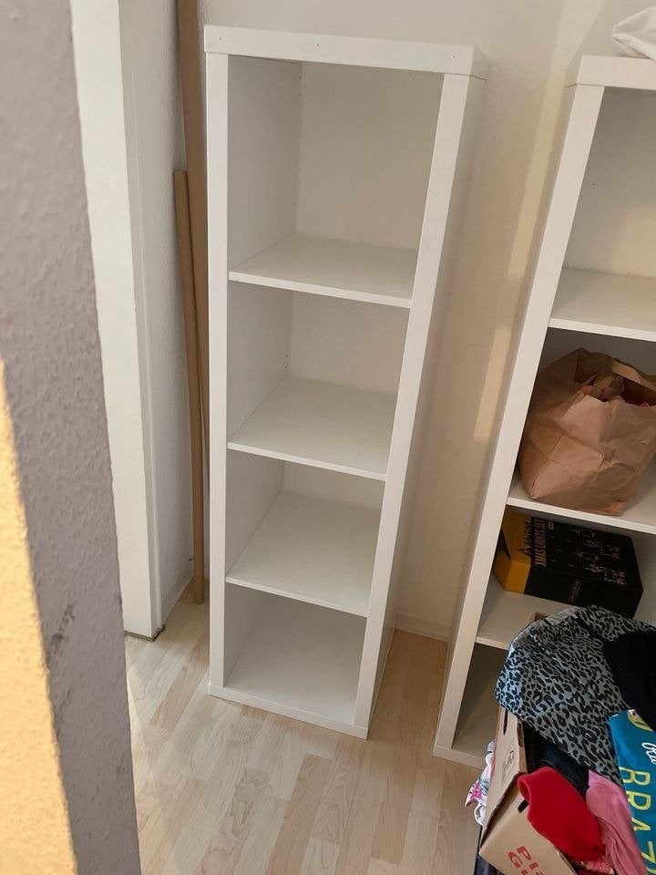 2x Kallax 4 vaks open kast vakkenkast 4x1 wit Ikea, Ophalen, 100 tot 150 cm, 5 laden of meer, Zo goed als nieuw