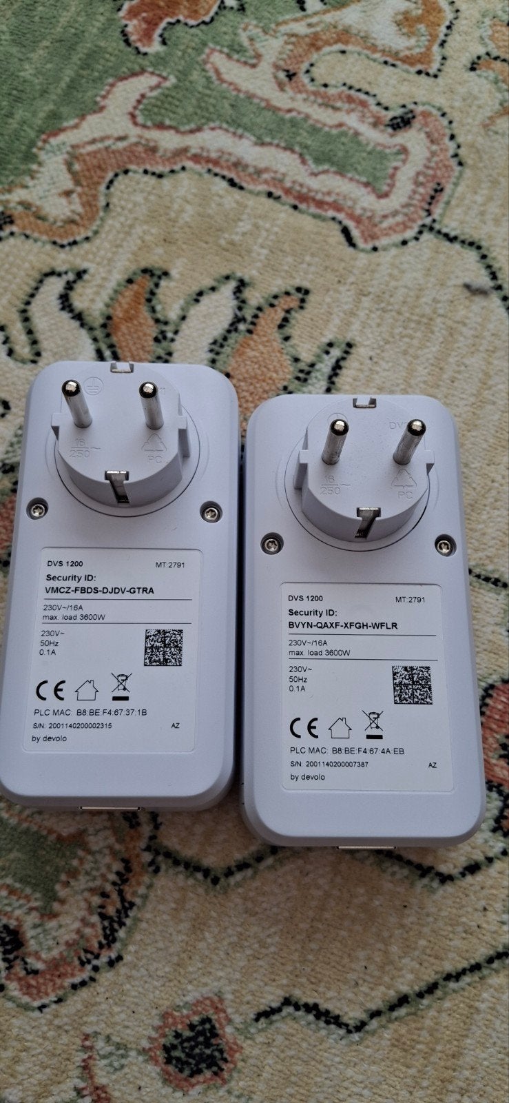 Devolo DVS 1200 Powerline Adapters (2 stuks), Ophalen of Verzenden, Zo goed als nieuw