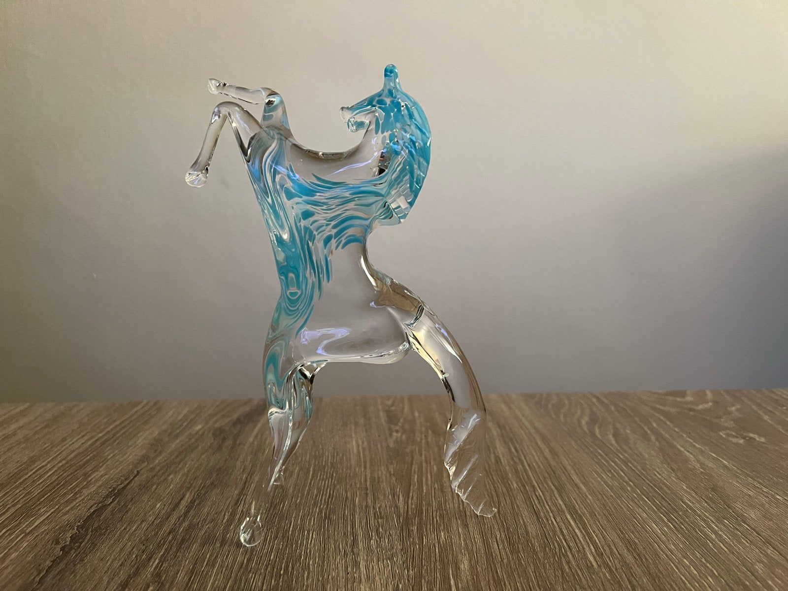 steigerende handgeblazen glazen Murano-paard, Verzamelen, Ophalen of Verzenden, Nieuw, Dier