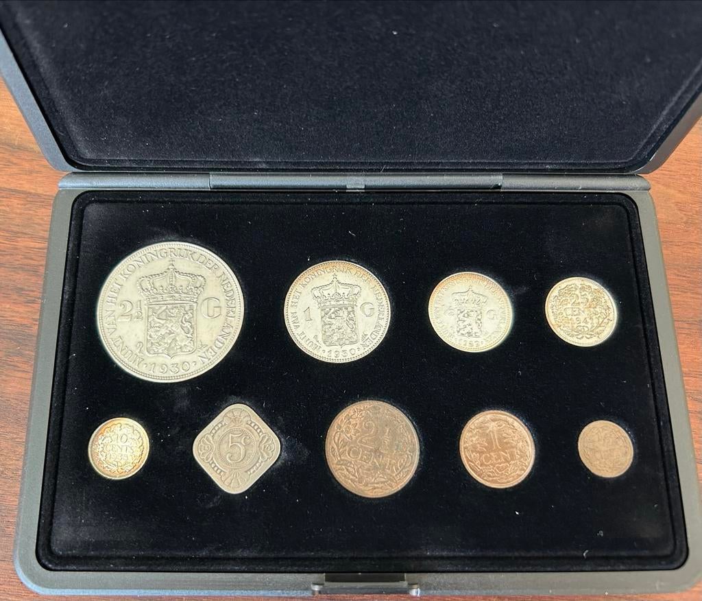 De Krooncollectie 1898 - 1948, Setje, Zilver, Koningin Wilhelmina, Overige waardes