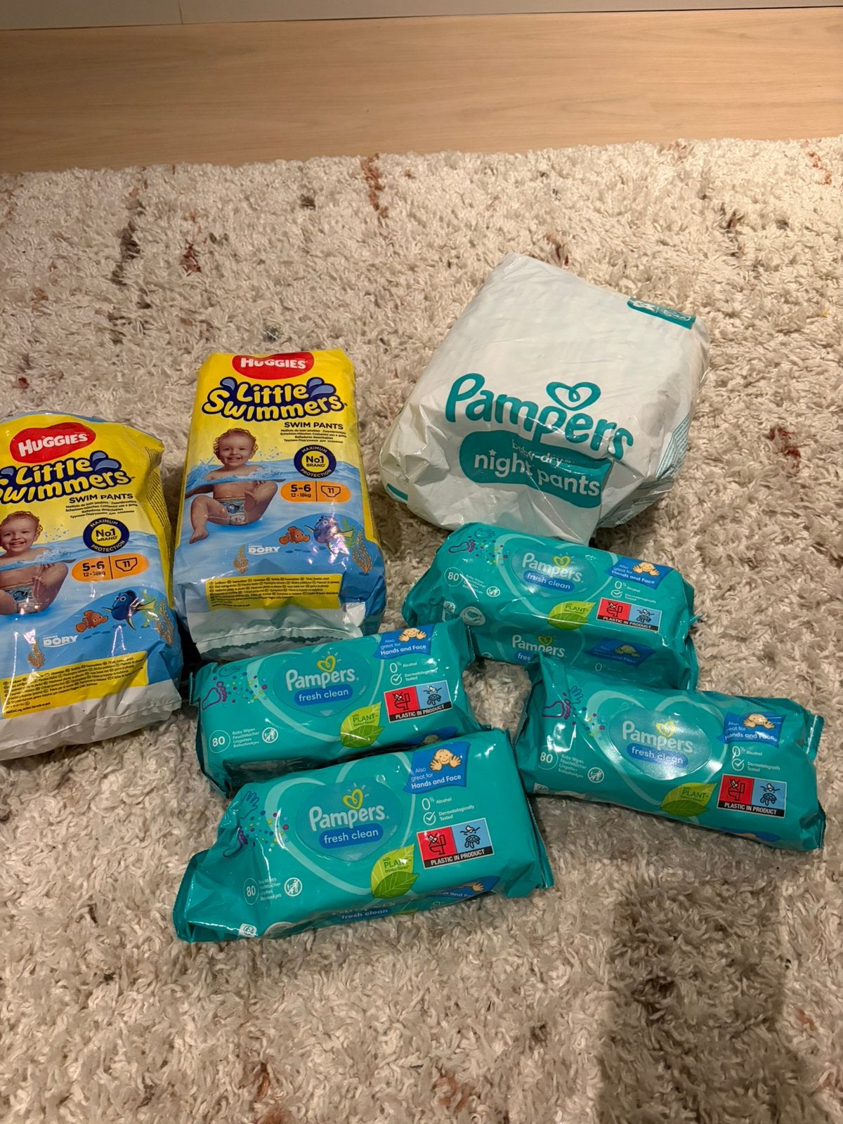 Pampers Dry Night, doekjes en zwemluiers, Verzenden, Nieuw