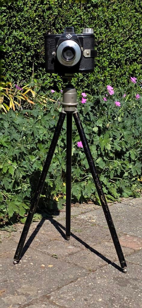 Agfa Clack camera op BILORA statief , Ophalen, Compact, Overige Merken