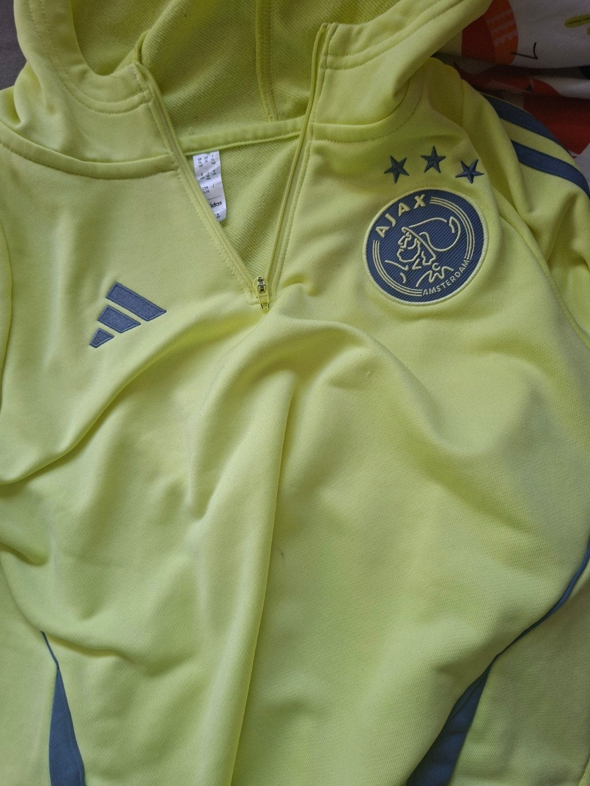 Adidas Ajax trainingspak geel maat XL, Kleding | Heren, Geel, Ophalen of Verzenden, Zo goed als nieuw, Adidas