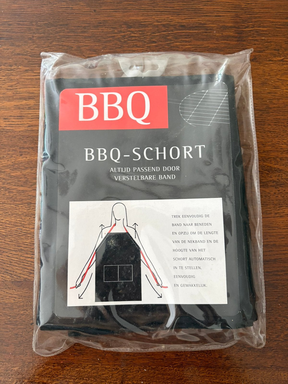 BBQ Schort Zwart Verstelbaar – Barbecue Schort – Nieuw, Verzenden, Nieuw