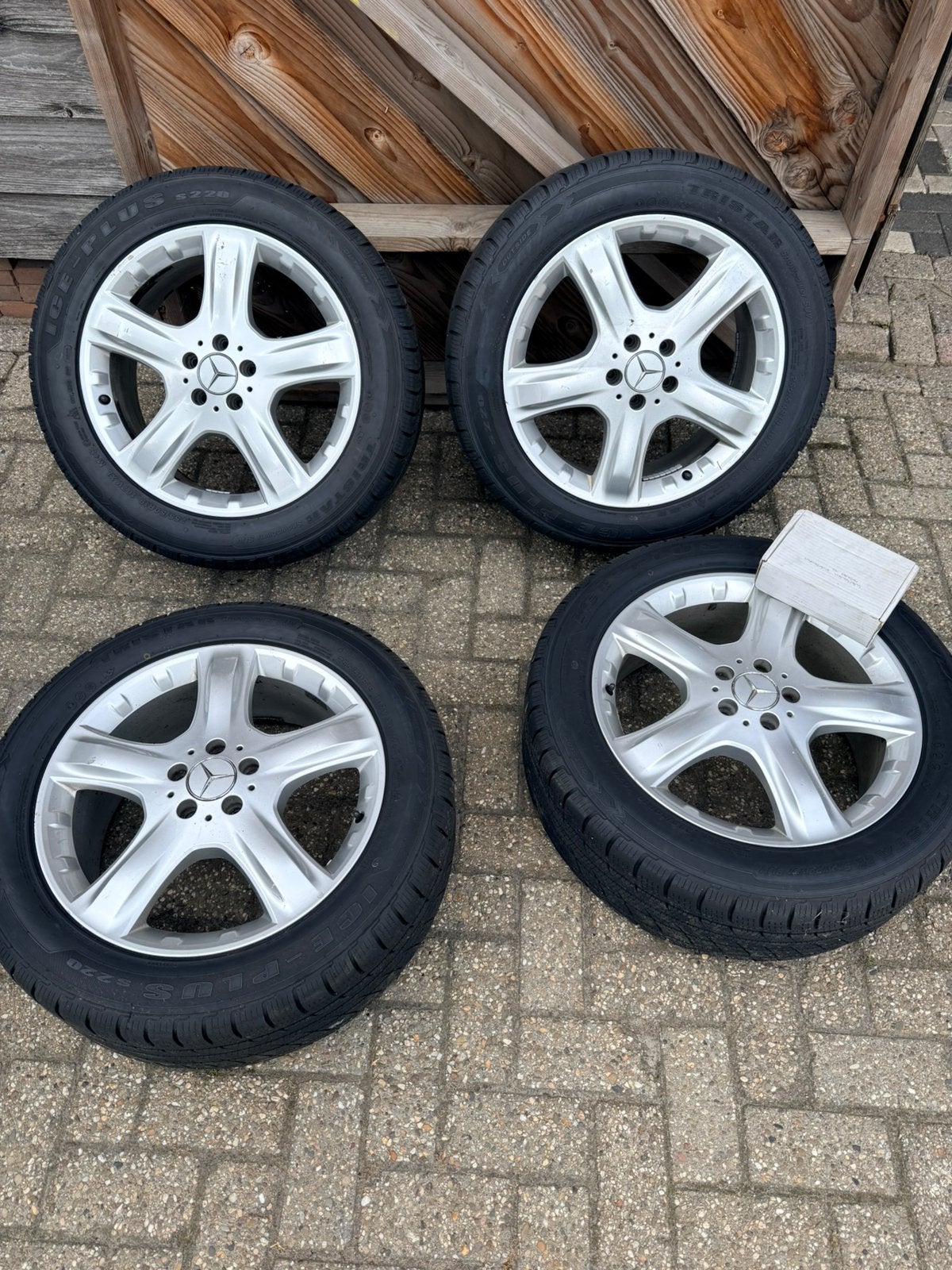 19” LM velgen set Mercedes Benz, Auto-onderdelen, Velg(en), Winterbanden, 235 mm, Ophalen